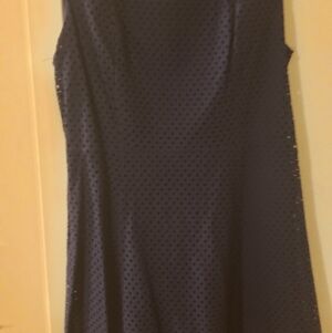 Navy Blue Lace Dress Large